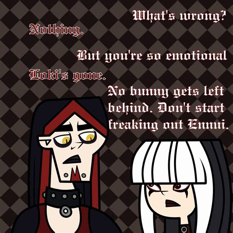 total drama goths|crimson and ennui goths.